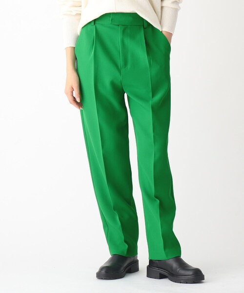 パンツ ストレッチダブルクロス カラータックパンツ【WEB限定サイズ】