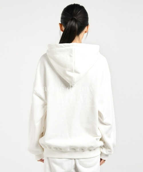 パーカー A'GEM/22 × .kom「acme de la vie/アクメドラビ」LAUREL A LOGO EMBLEM HOODIE/ ローレ A'GEM/22 × .kom『acme de la vie/アクメドラビ』LAUREL A LOGO
