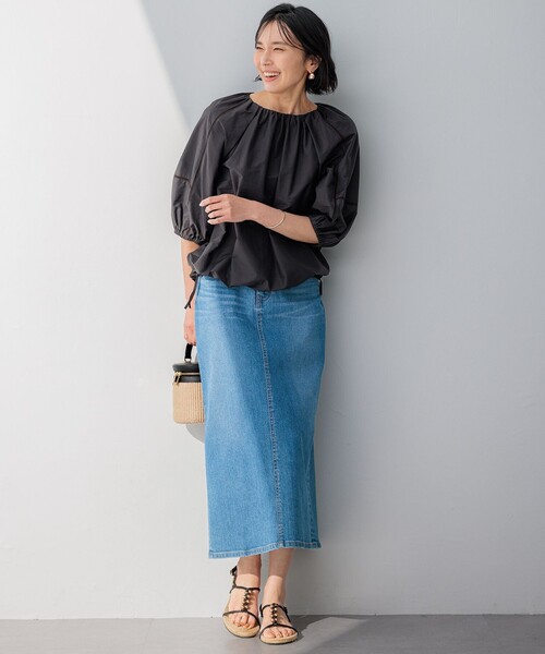 23区 スカート デニム 「洗える」23区DENIM ストレッチデニム
