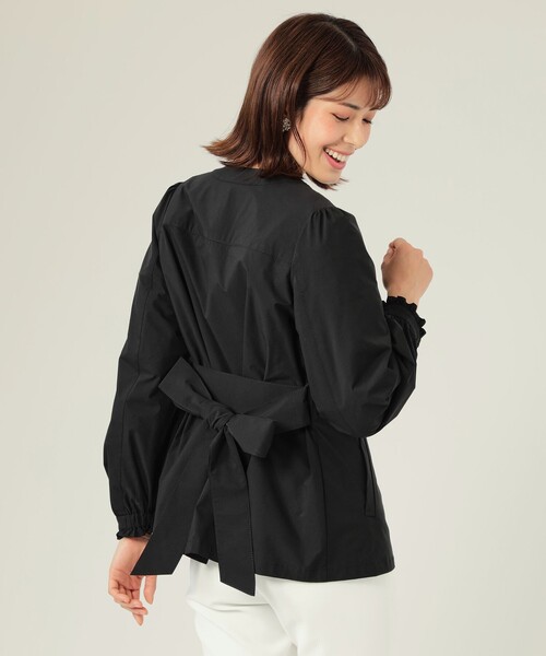 TO BE CHIC ブルゾン アウター ストレッチタフタ ブルゾン