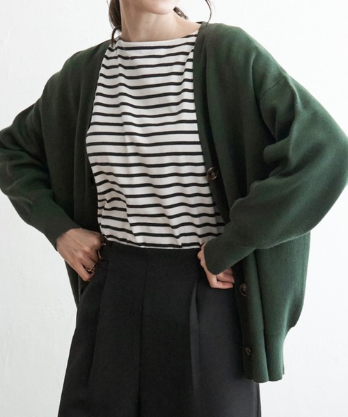 ikka（イッカ） カーディガン Vネックカーディガン レディース