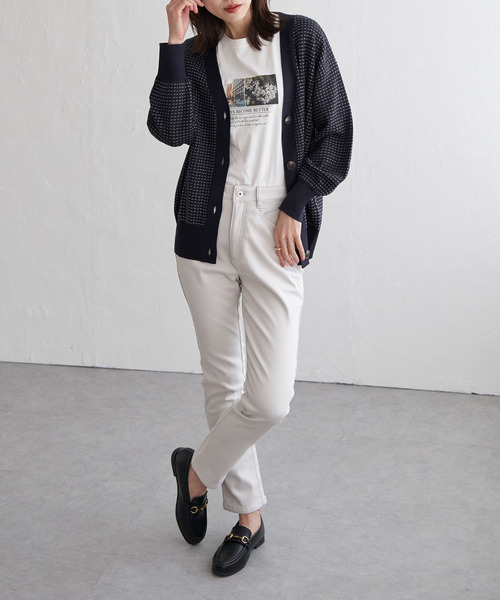 EVERYDAY I LIKE.Vネック カーディガン 22aw Deuxieme Classe（ドゥーズィエムクラス）の「EVERYDAY I LIKE. RIB V