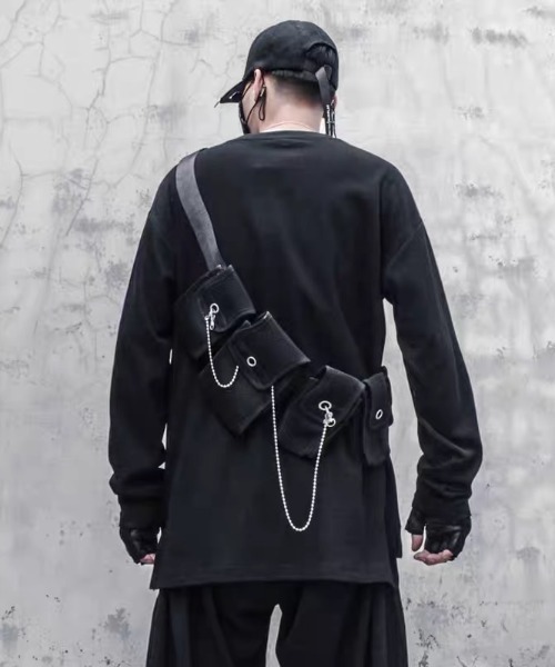 tシャツ A'GEM/9 × .kom「NOVESSEL/ノベセル」クロスプリントロングスリーブカットソー レディース メンズ NOVESSEL tシャツ A'GEM/9 × .kom「NOVESSEL/ノベセル」クロス