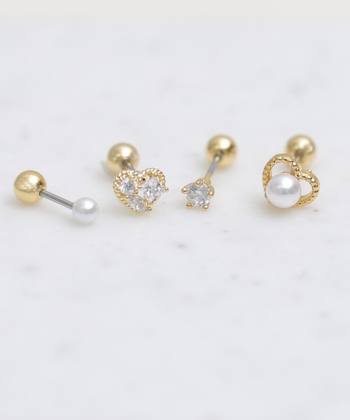 ♡ハンドメイド♡ビジューピアスイヤリング№967 ✴no.967✴ ハンドメイドピアス・イヤリング - メルカリ