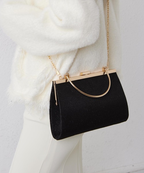 LA VORAGINE（ラ ヴォラジネ） クラッチバッグ パーティーバッグ 2WAY