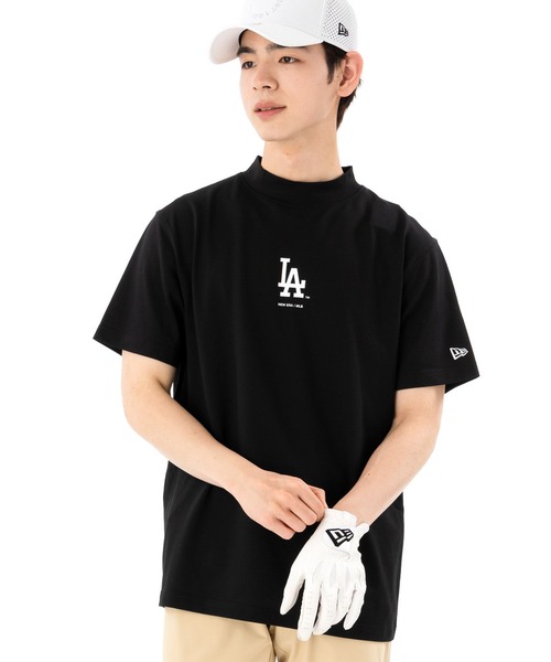NEW ERA ポロシャツ ニューエラ ゴルフ ミッドネック半袖 MLB