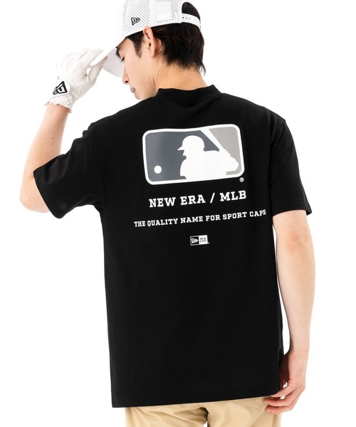 NEW ERA ポロシャツ ニューエラ ゴルフ ミッドネック半袖 MLB