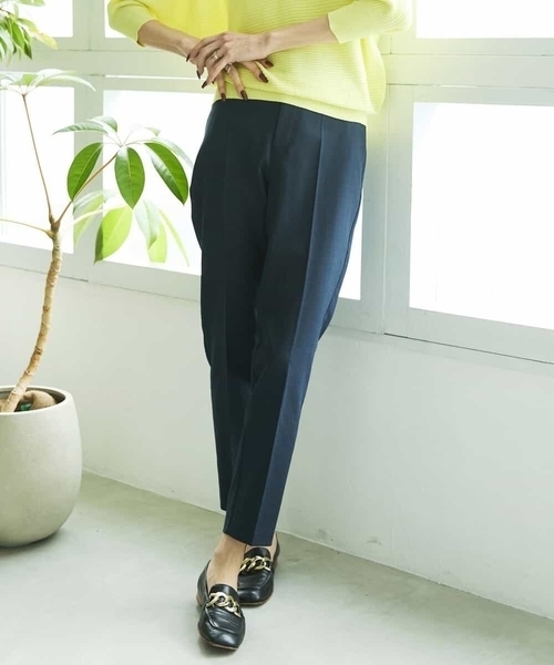 MICHEL KLEIN（ミッシェルクラン） パンツ ドライストレッチテーパード