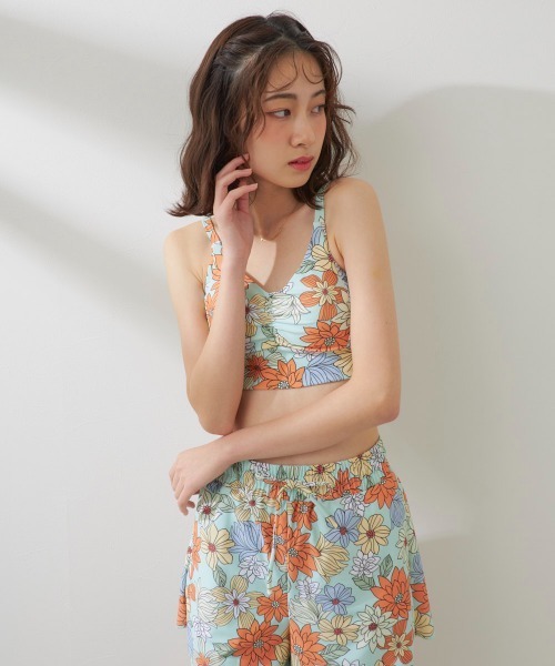 新品　Ocean Pacific 4点セット水着 UVカット　Mオレンジ 新品 Ocean Pacific 4点セット水着 UVカット Mオレンジ Ocean
