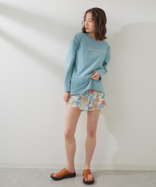 新品　Ocean Pacific 4点セット水着 UVカット　Mオレンジ 水着 レディース 体型カバー タンキニ 4点セット セパレート