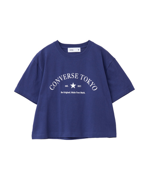 礼真琴　さん　着用　CONVERSE TOKYO Tシャツ　フリー（Mサイズ） FRENCH SLEEVE LOGO PRINT TEE｜CONVERSE TOKYO (コンバース