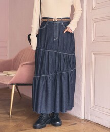 【Anthropologie】Significant Otherサスキア デニムスカート Anthropologie】Significant Otherサスキア デニムスカート