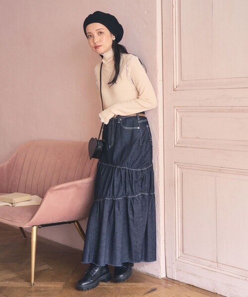 【Anthropologie】Significant Otherサスキア デニムスカート Anthropologie】Significant Otherサスキア デニムスカート