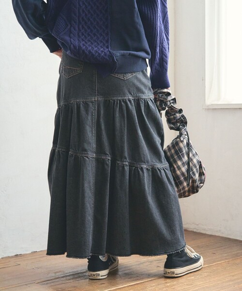 FREAK'S STORE デニムスカート SOMETHING × STORE/サムシング