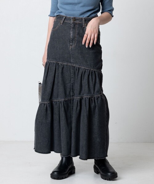 FREAK'S STORE デニムスカート SOMETHING × STORE/サムシング