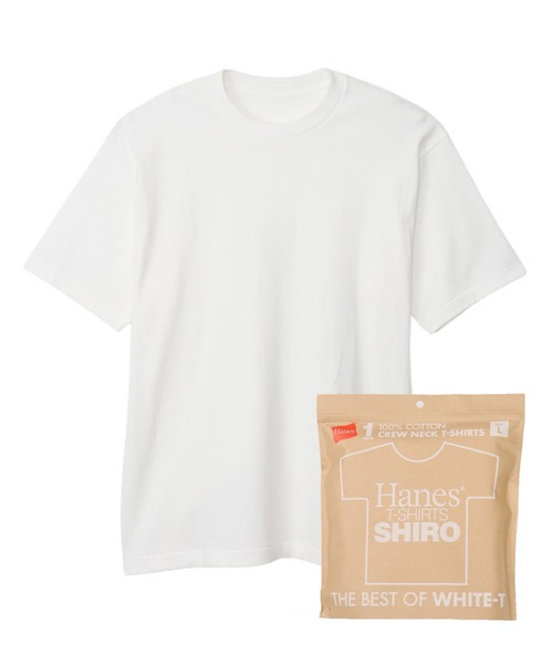 Hanes ヘインズ Sound Signature Tシャツ L Hanes（ヘインズ） tシャツ 「HANES/ヘインズ」1P Hanes T-SHIRT SHIRO