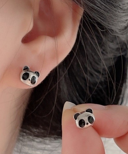 COO+i（クーイ） ピアス パンダピアス レディース : ZOZOTOWN Yahoo!店