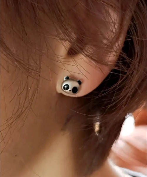 COO+i（クーイ） ピアス パンダピアス レディース : ZOZOTOWN Yahoo!店
