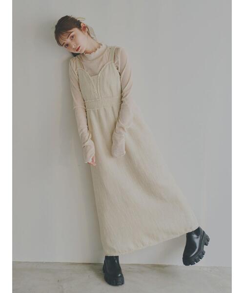 so4u（ソウフォーユー） ワンピース ツイードジャンスカ : ZOZOTOWN