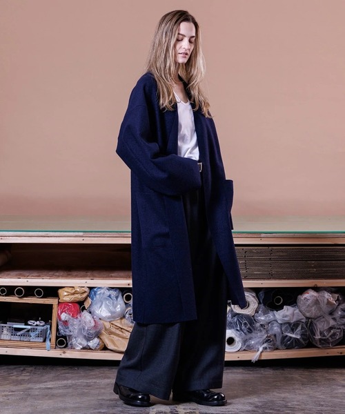 VOAAOV カーディガン 「VOAAOV」COMPRESSED WOOL Long Cardigan