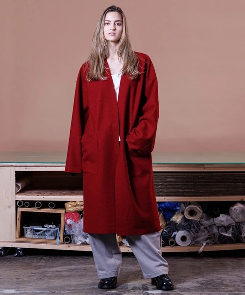 VOAAOV（ヴォアーブ） カーディガン 「VOAAOV」COMPRESSED WOOL Long 