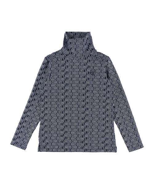 tシャツ WOMENS ロゴプリント 長袖モックネック レディース