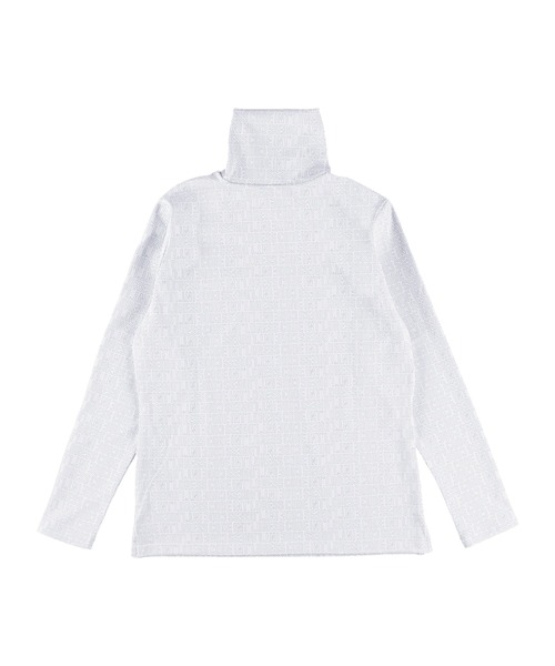 tシャツ WOMENS ロゴプリント 長袖モックネック レディース_3