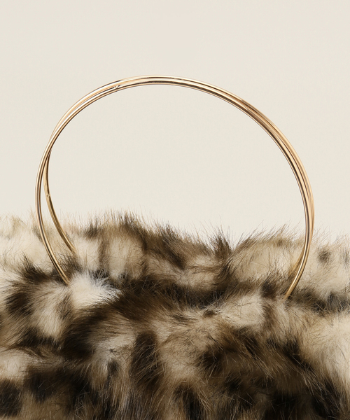 La TOTALITE ハンドバッグ 「HELEN MOORE/ヘレンムーア」eco fur