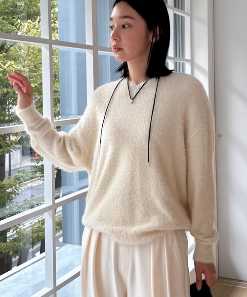 DOUX ARCHIVES ニット セーター シャギーニットプルオーバー
