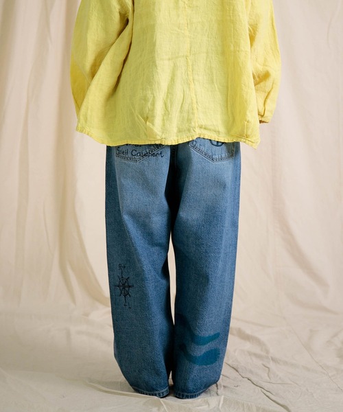 新品 Brocante ブロカント シュビルイージーパンツ デニム ジーンズ Brocante ジーンズ デニム デニムパンツ 「Brocante