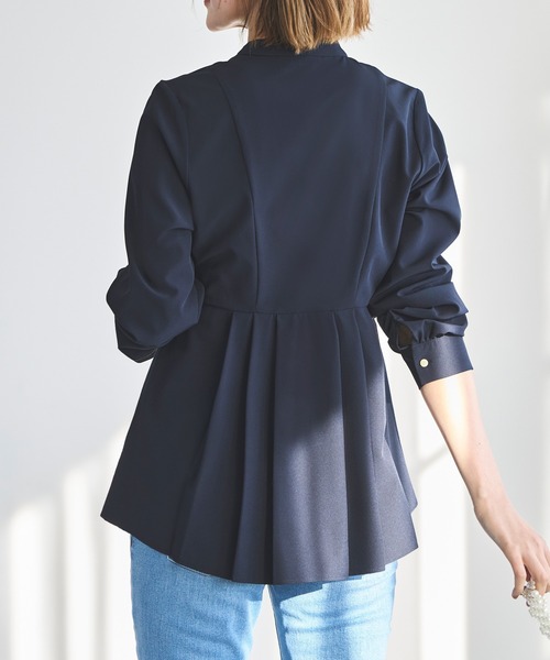 RUIRUE BOUTIQUE ブラウス シャツ 洗える ストレッチ