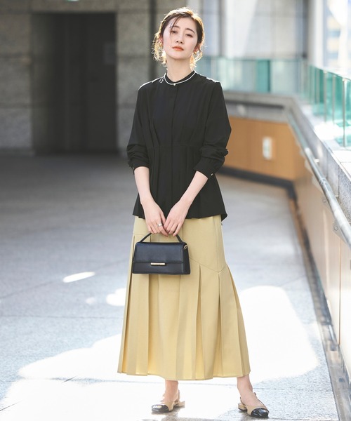 RUIRUE BOUTIQUE ブラウス シャツ 洗える ストレッチ