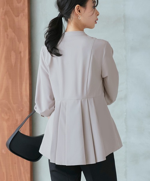 RUIRUE BOUTIQUE ブラウス シャツ 洗える ストレッチ