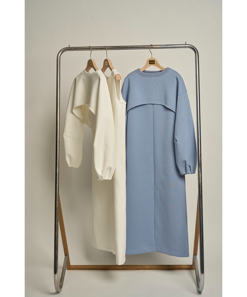 emmi ワンピース 3wayレイヤードダンボールワンピース : ZOZOTOWN  