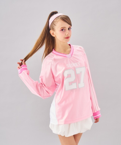 Seiney BLONDE ブラウス シャツ ハッピーナンバーゲームシャツ