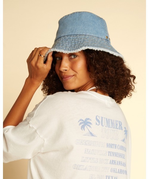 [BILLABONG] [Wrangler] короткий рукав футболка MEDIUM желтый женский 