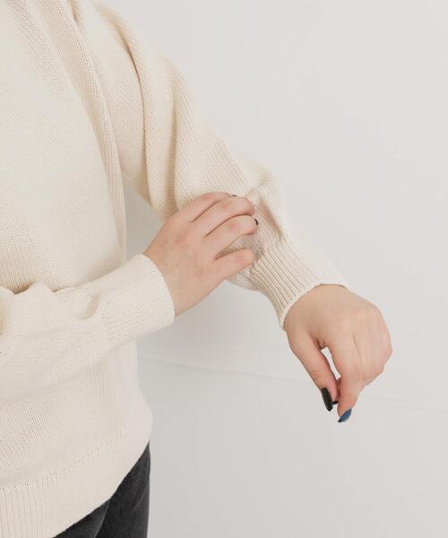 Yonetomi NEW BASIC ニット セーター 米富繊維 WASHI COTTON KNIT