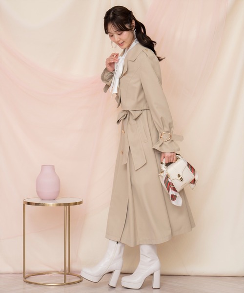 値下げ依頼品 INTERMEZZO インターメッツオ ウールトレンチコート WILLSELECTION（ウィルセレクション） トレンチコート コート