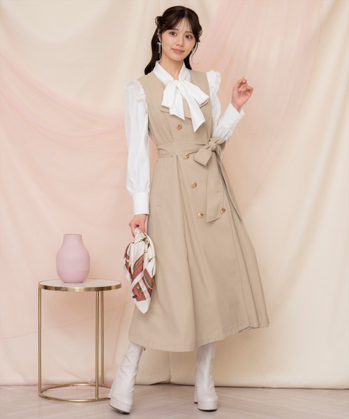 WELINOA ハーフトレンチコート ウエストベルト付き WILLSELECTION（ウィルセレクション） トレンチコート コート
