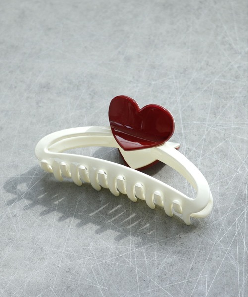 Three Four Time（スリーフォータイム） ヘアクリップ ハートアクリル