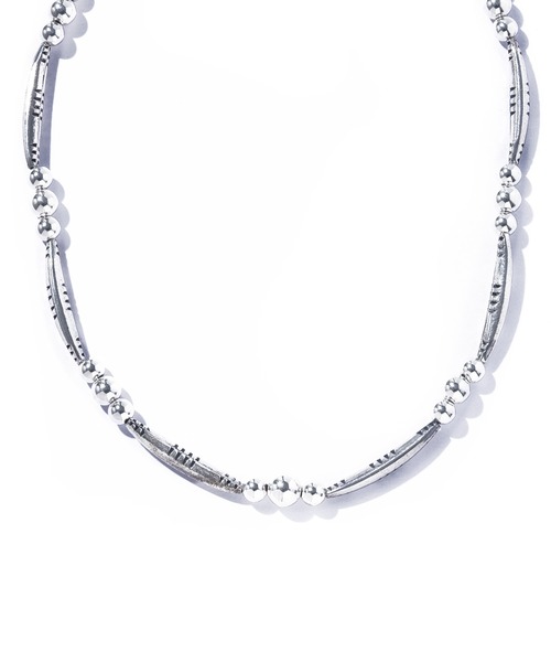 ネックレス 「quip queint」bowling tribe carve necklace/ボウリング トライブ カーヴ ネックレス レディースの画像