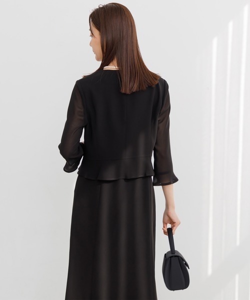 form forma ワンピース 「喪服」「洗える」WEB限定 ブラック