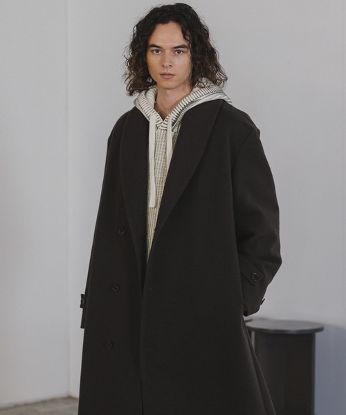 Casper John（キャスパージョン） ステンカラーコート MEDIUM ブラウン