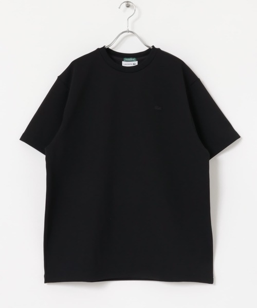 【関税込み】Lacoste ブラック Branded ピケ Tシャツ LACOSTE tシャツ 「別注」LACOSTE×UR Functional Pique T-shirts