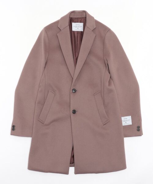 SHIPS any 「SHIPS any」 チェスターコート LARGE キャメル メンズ