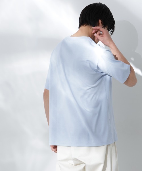 Anti Soaked(R)汗染み防止 De Light ミドルシルエットTシャツ Anti Soaked(R) 汗染み防止 De Light ミドルシルエット Tシャツ