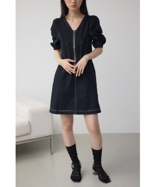 AZUL BY MOUSSY（アズールバイマウジー） ワンピース フロントジップ