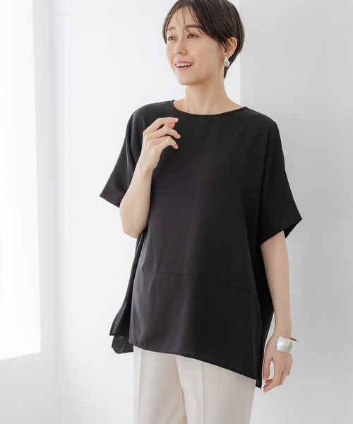 ブラウス シャツ サラサラリラクシーブラウス/576876 レディース Elura ブラウス シャツ サラサラリラクシーTブラウス/321530