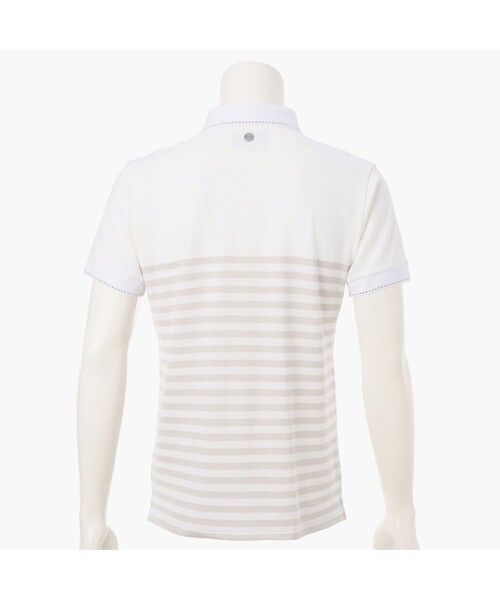 BRIEFING GOLF SHADOW STRIPE POLO（NAV／M） BRIEFING ポロシャツ 「BRIEFING GOLF／ブリーフィングゴルフ