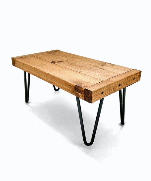 インテリア 国産杉 エイジング加工を施したアイアンレッグの